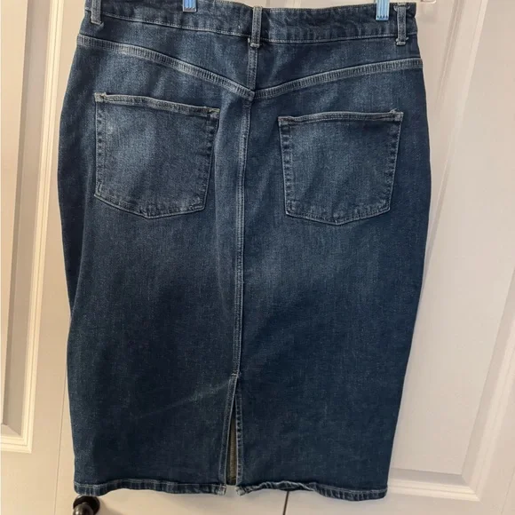 Pilcro Indigo Denim Skirt - Picture 2 of 4